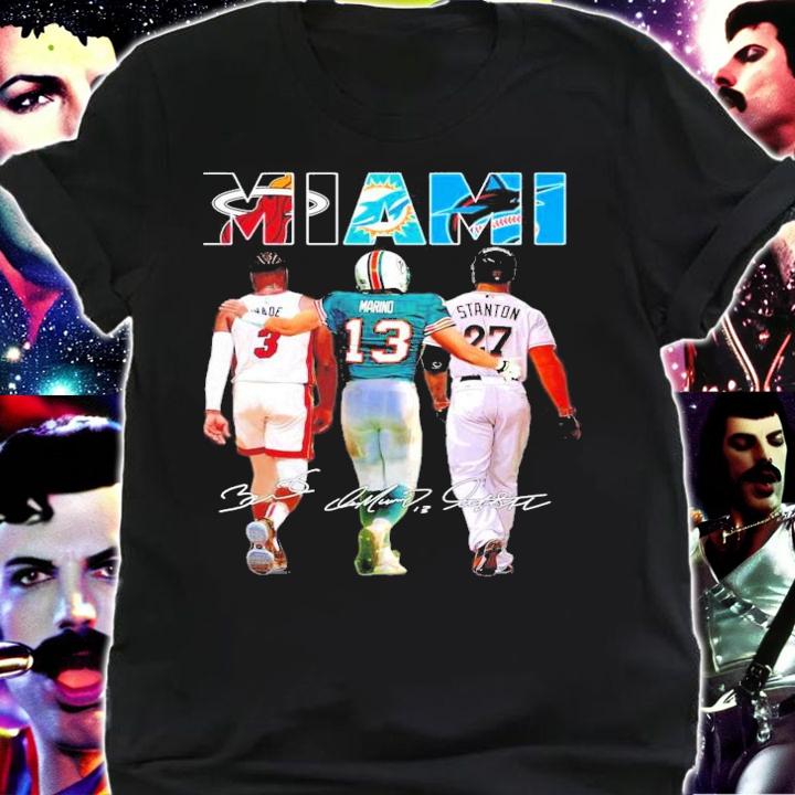Miami 3 Wade 13 Marino 27 Stanton signature shirt