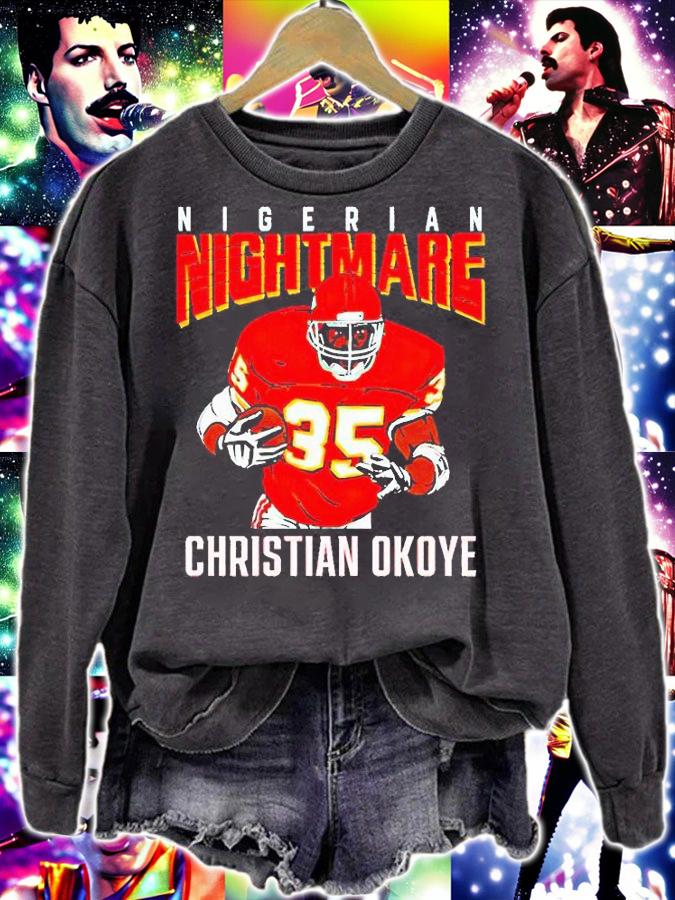 Nigerian Nightmare Christian Okoye T-shirt sweatshirt