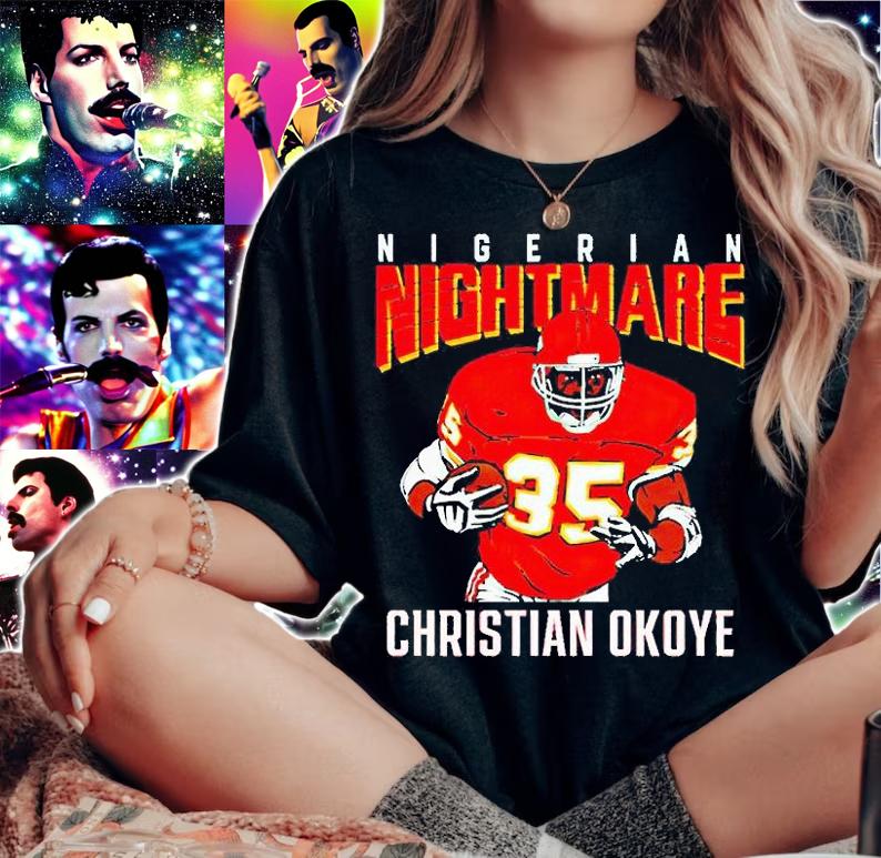 Nigerian Nightmare Christian Okoye T-shirt woman shirt