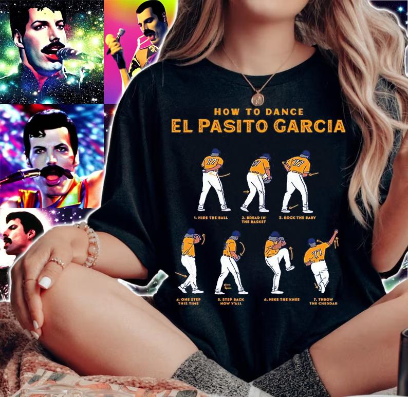 Official how to dance El Pasito Garcia shirt woman shirt