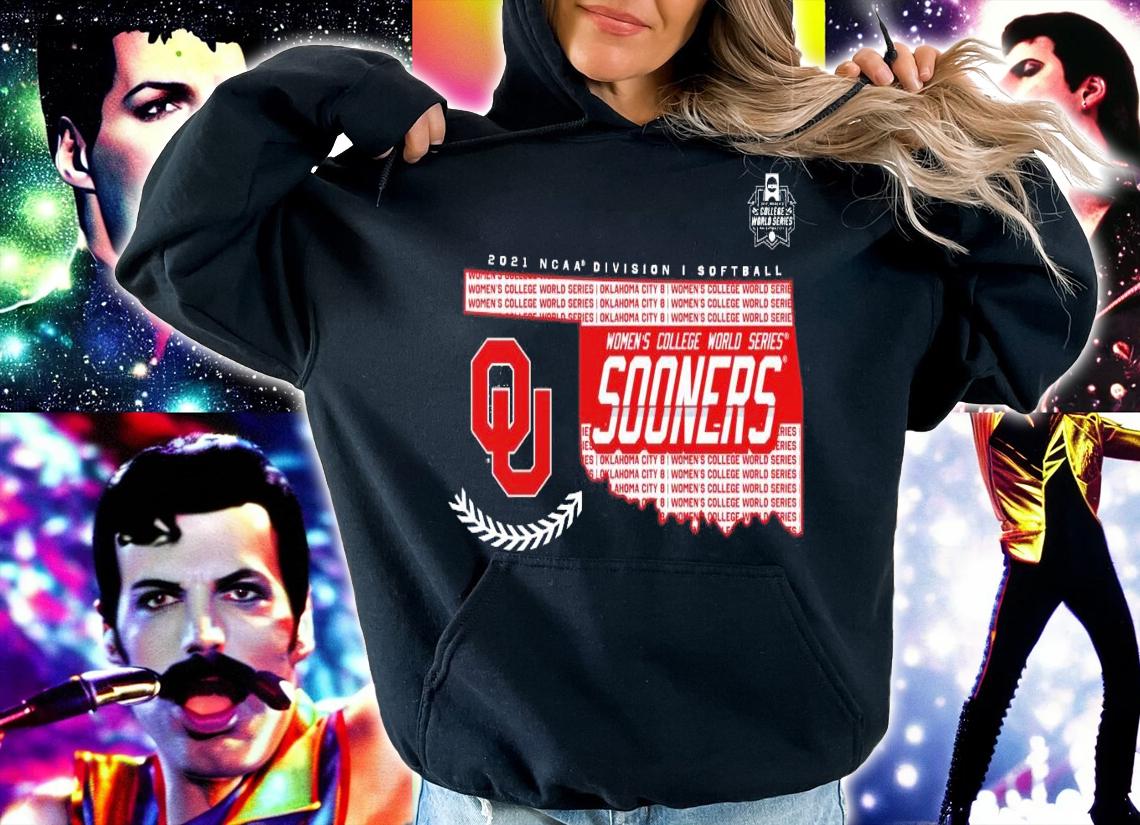 Oklahoma Sooners 2021 NCAA Softball Women's College World Series Bound Bunt shirt hoodie