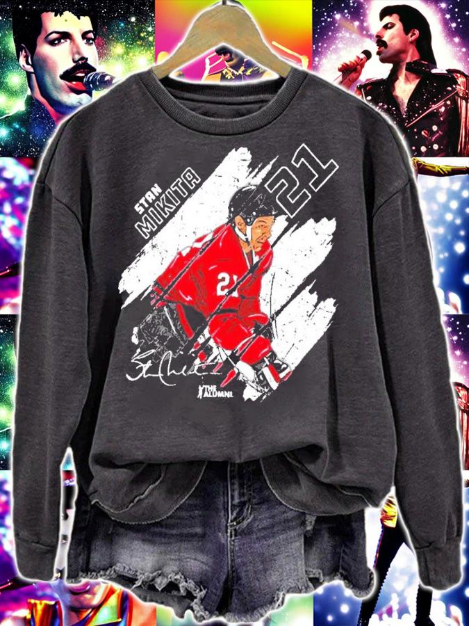 Stan Mikita Chicago signature shirt sweatshirt