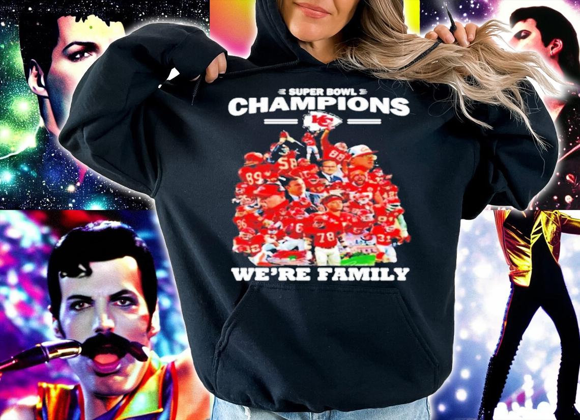 Super Bowl Champions Kansas City Chiefs we're family t-shirt, sweater