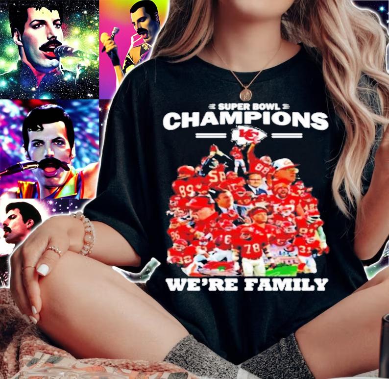 Super Bowl Champions Kansas City Chiefs we're family t-shirt, sweater