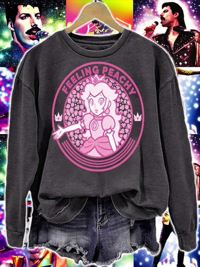 Super Mario Feeling Peachy T-shirt sweatshirt