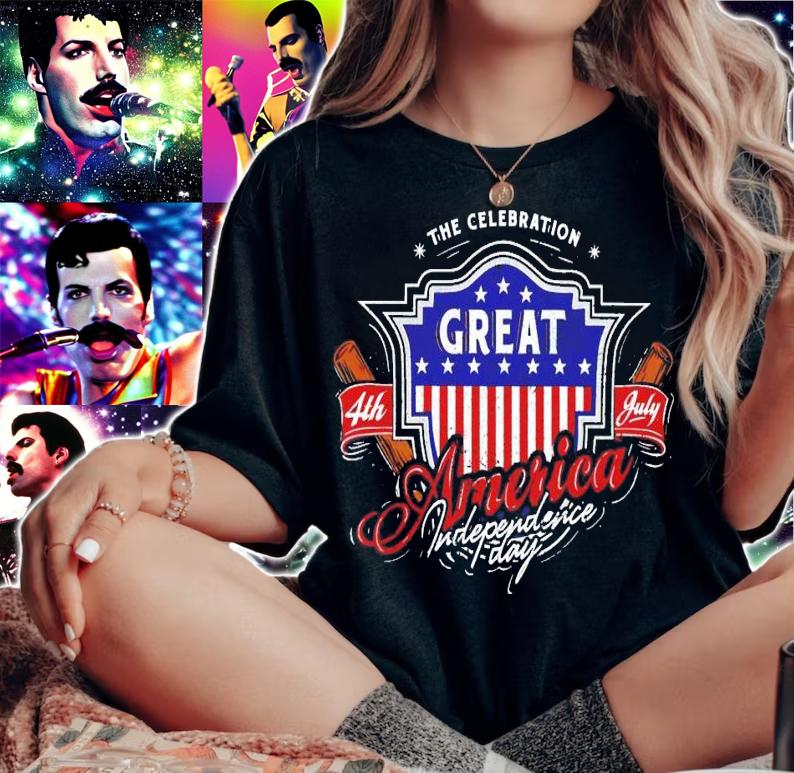 The celebration great 4th of July American shirt woman shirt