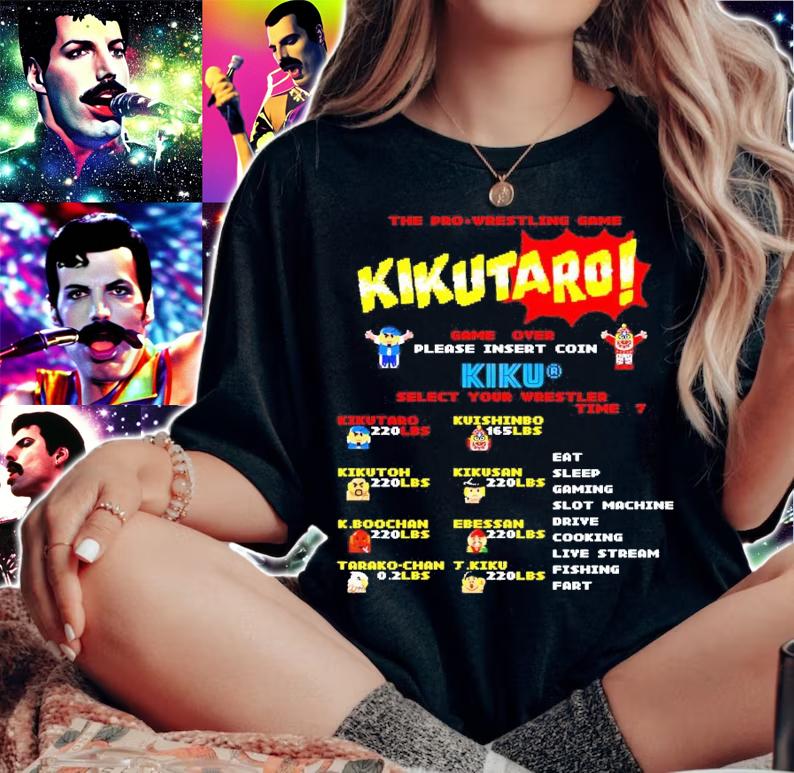 The Pro Wrestling game Kikutaro t-shirt