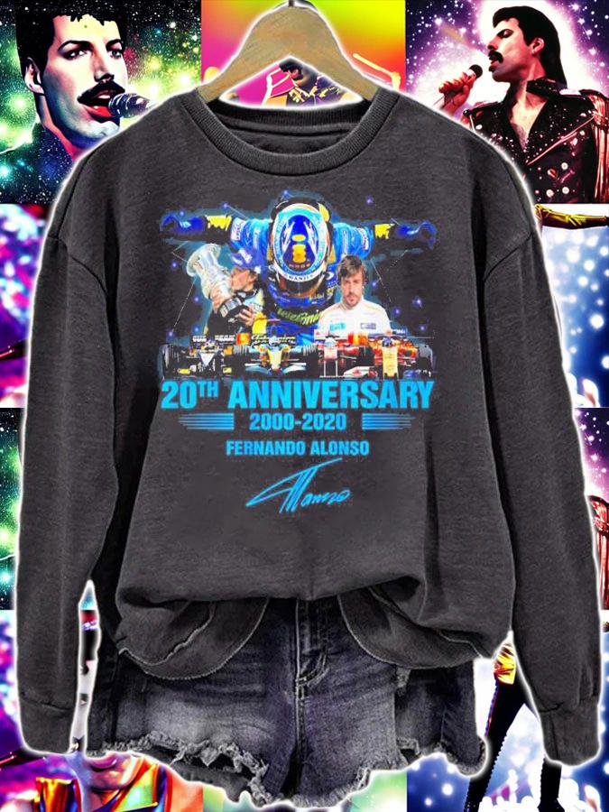 20Th Anniversary 2000 2020 Fernando Alonso Signature t-shirt