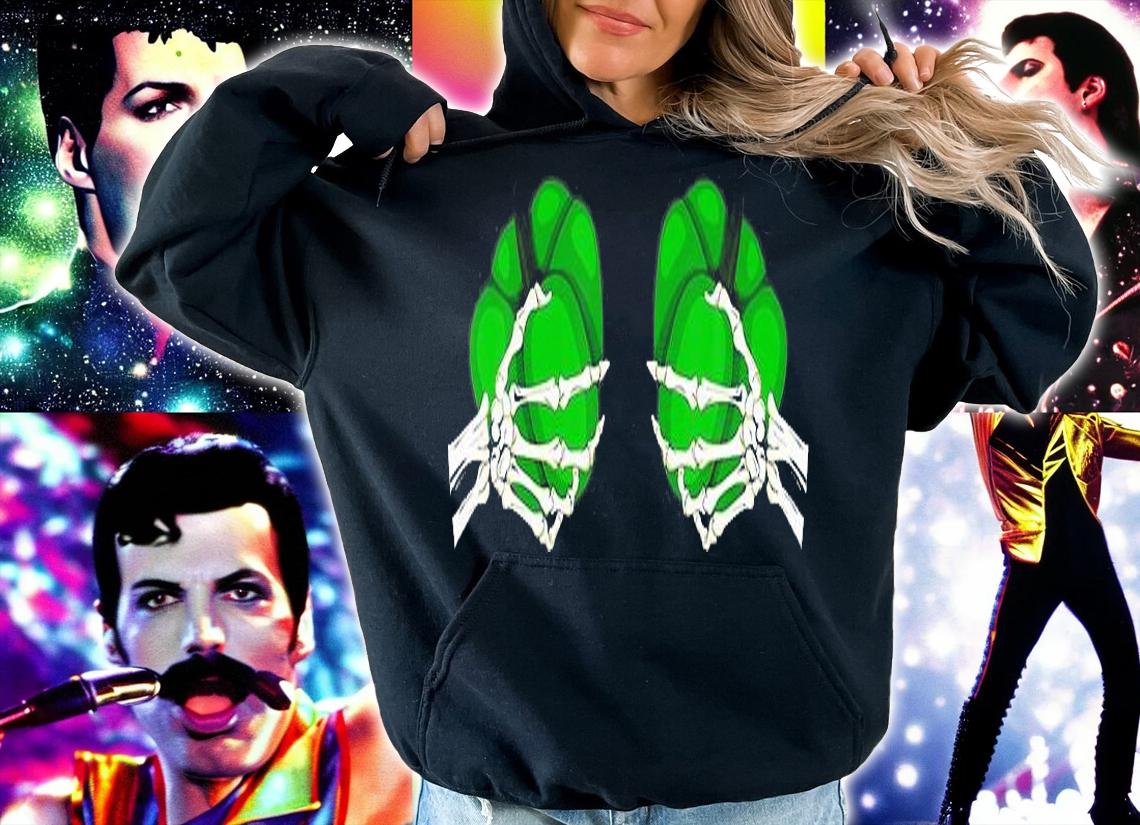 Bell Pepper Green Bra Costume Fruit Halloween Skellington T-Shirt hoodie