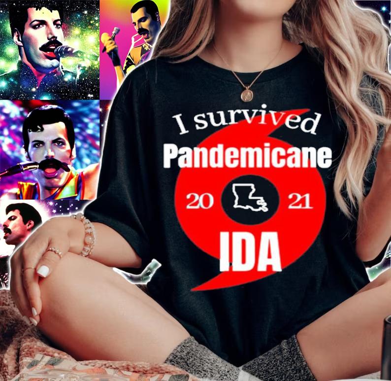 I survived Pandemicane 2021 Ida shirt woman shirt