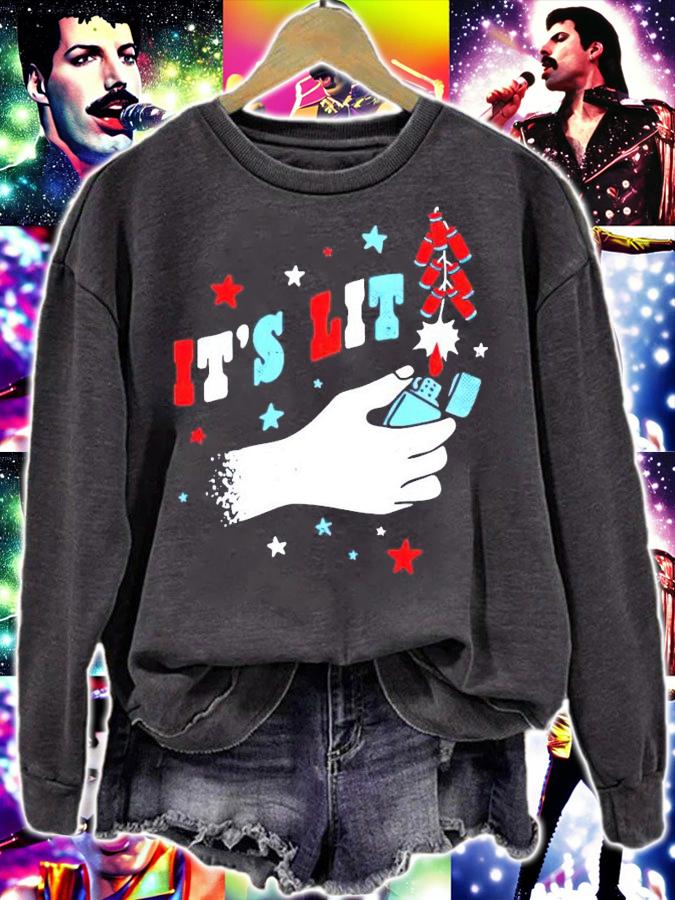 It's lit firecrackers t-shirt sweatshirt