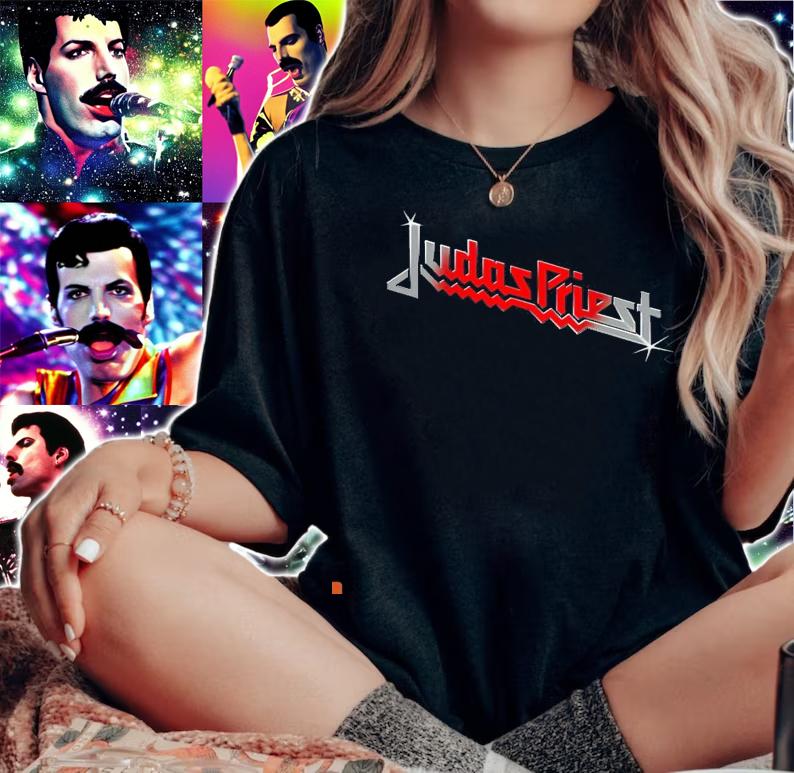 Judas Priest goceng logo shirt woman shirt