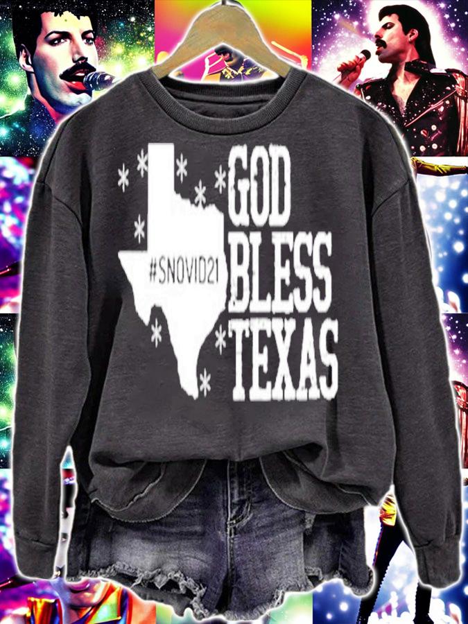 Snovid21 God Bless Texas shirt