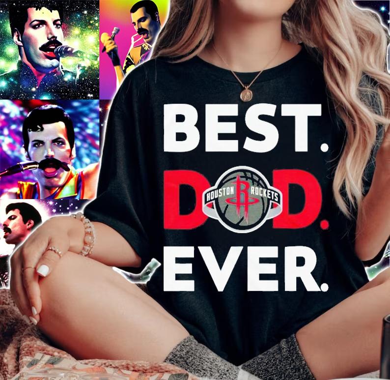 NBA Houston Rockets Best Houston Rockets Dad Ever shirt