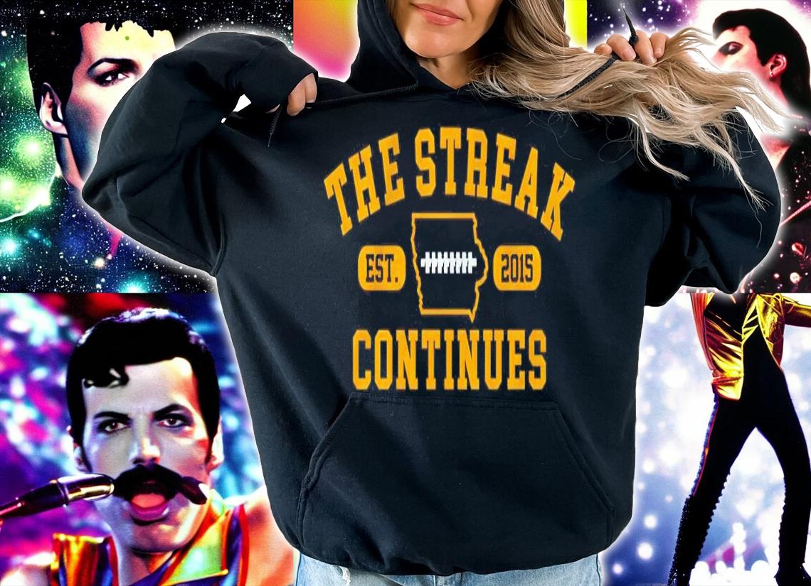The Streak Continues Iowa City T-shirt
