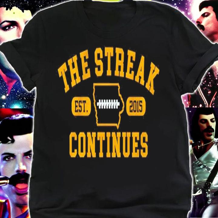 The Streak Continues Iowa City T-shirt