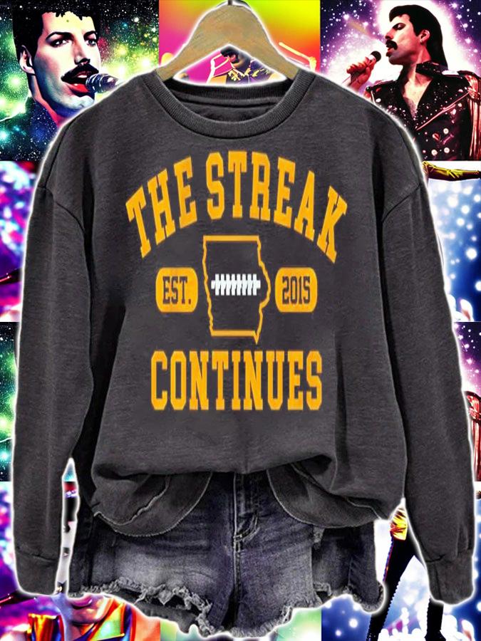 The Streak Continues Iowa City T-shirt