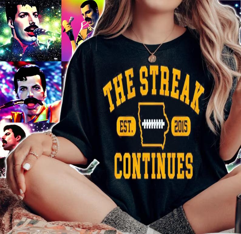 The Streak Continues Iowa City T-shirt