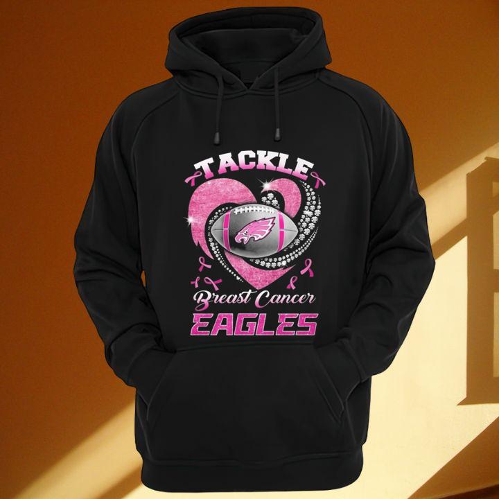 Tackle Breast Cancer Awareness Philadelphia Eagles Football T-Shirt hoodie