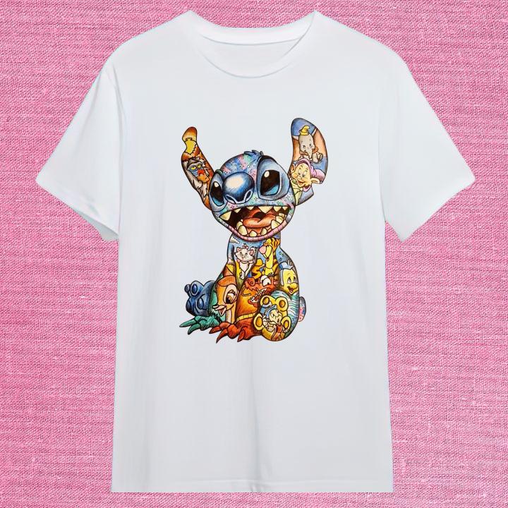 Disney Characters Inside Me Stitch T-Shirt for Fans!
