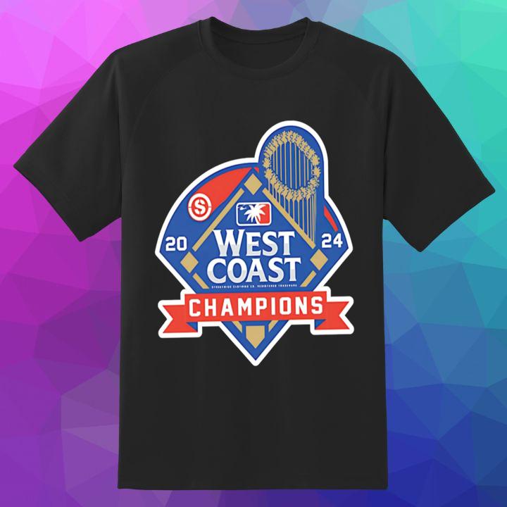 Shop the West Coast Champions 2024 Logo T-Shirt - Limited Edition!