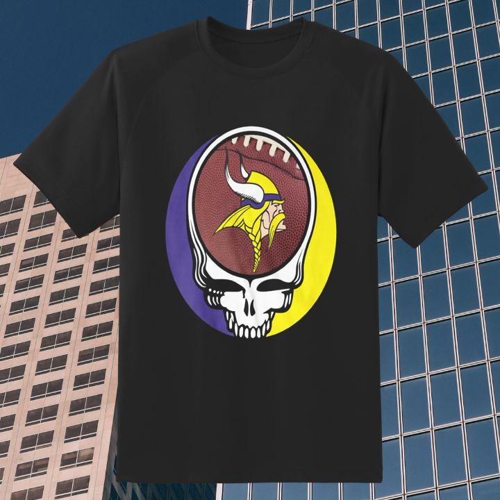Premium Minnesota Vikings Grateful Dead Steal Your Face T-Shirt