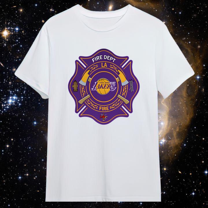 Los Angeles Lakers Firefighter Appreciation Shirt 2024 - Show Support