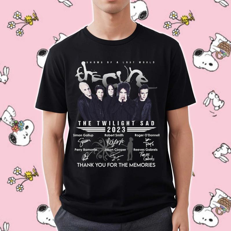 Top-rated The Cure Announce 2023 Shows Of A Lost World The Twilight Sad Signed Shirt