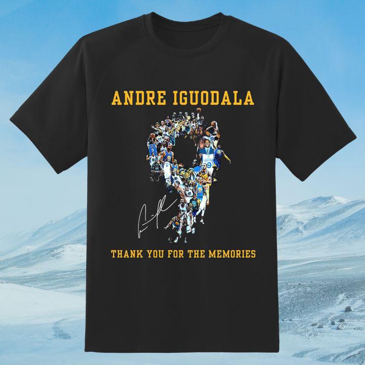 Andre Iguodala 9 Golden State Warriors Signature T-Shirt