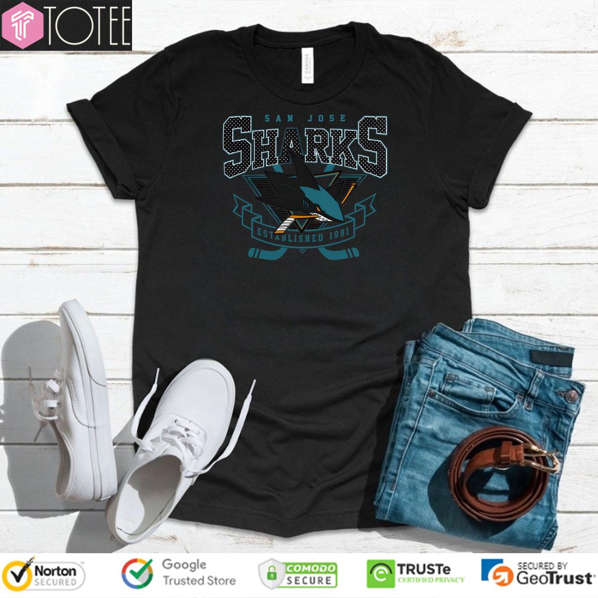 San Jose Sharks Starter Team Logo Graphic Shirt