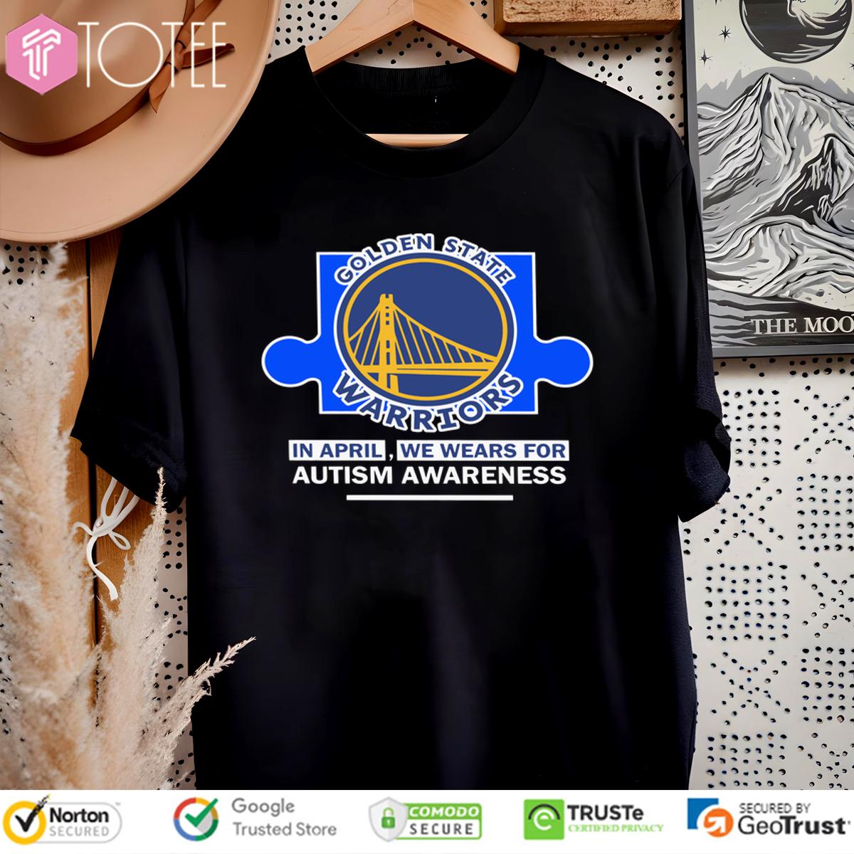 Golden State Warriors In April We Wears For Autism Awareness Shirt