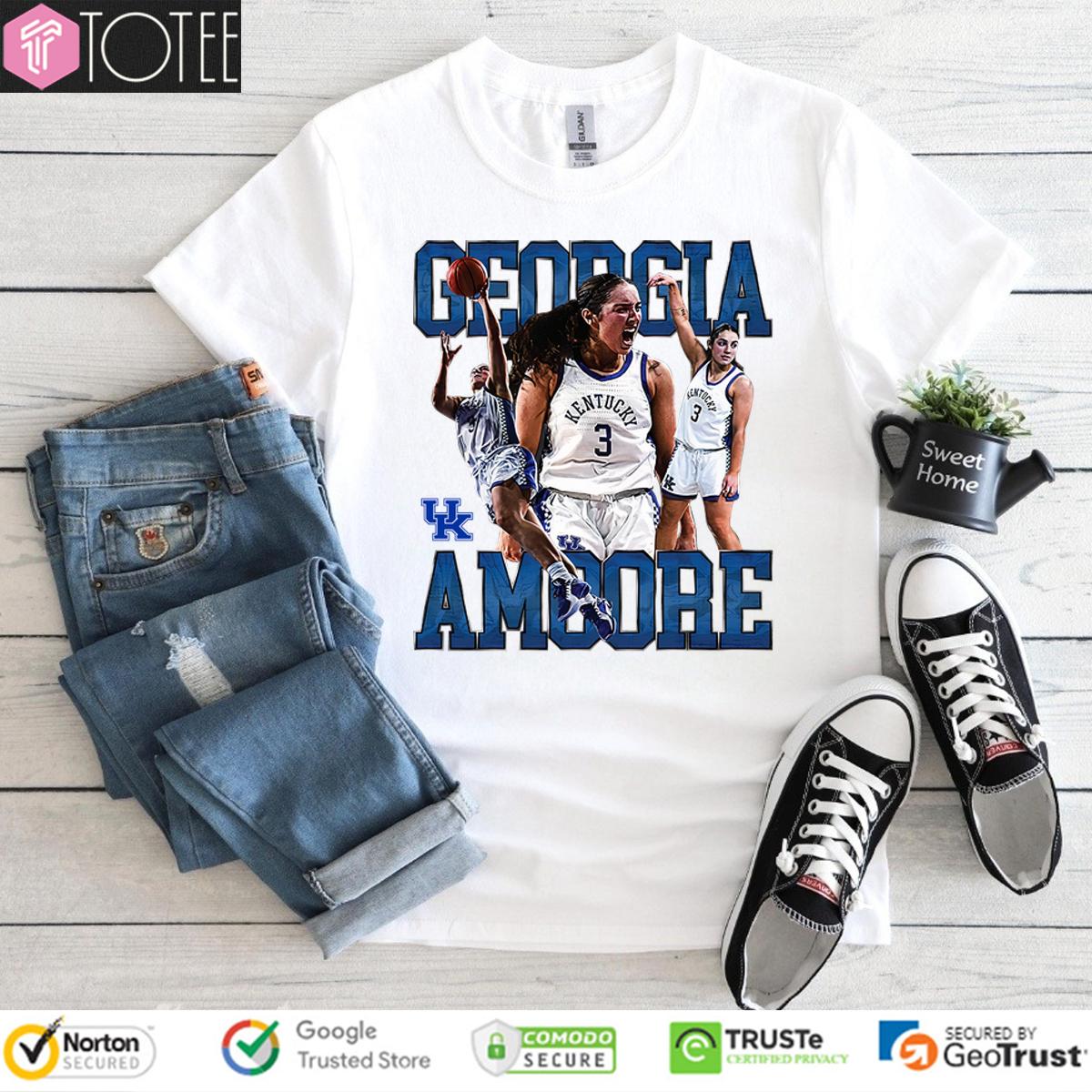 Georgia Amoore Picture Collage Scream Kentucky Womens Basketball Shirt 