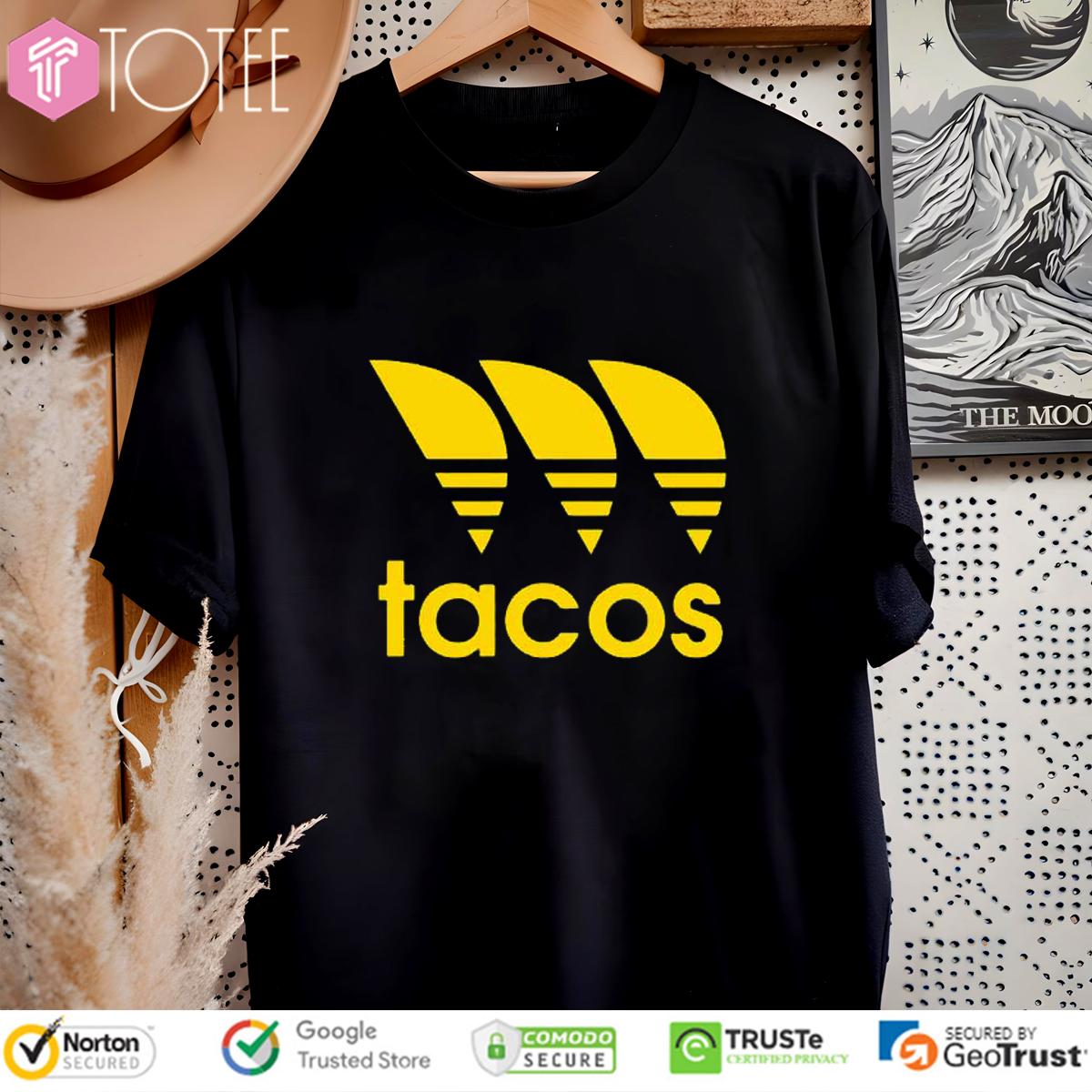 Tacos Parody Adidas Logo T-Shirt