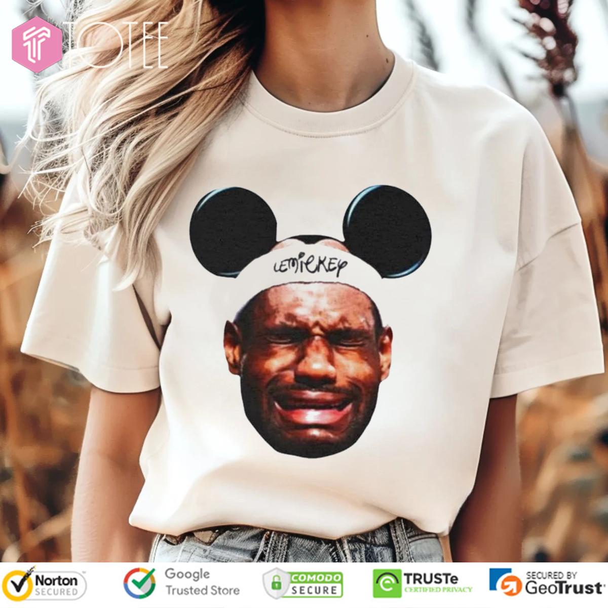 Lemickey LeBron James Parody Mickey Mouse T-Shirt