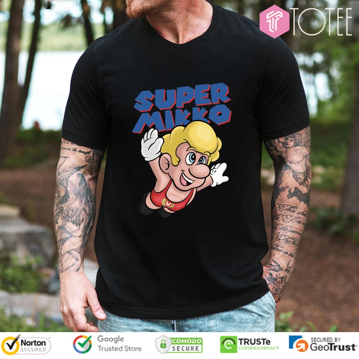 Super Mikko Parody Mikko Maestro Super Mario Bros T-Shirt