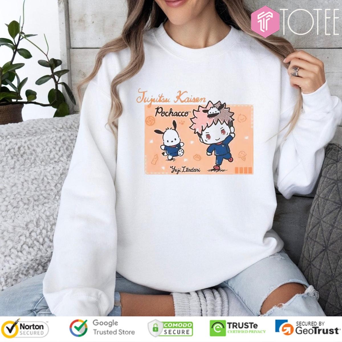 Seven Times Six Jujutsu Kaisen Hello Kitty Pochacco Yuji Itadori Sweatshirt