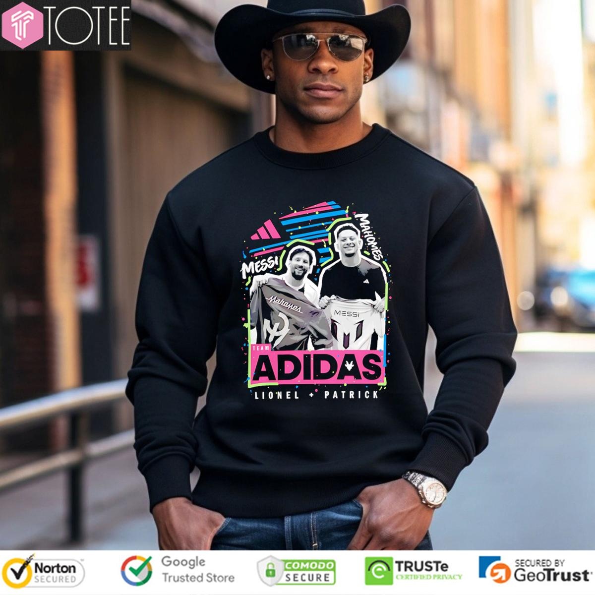 Team Adidas Lionel Messi Patrick Mahomes Sweatshirt