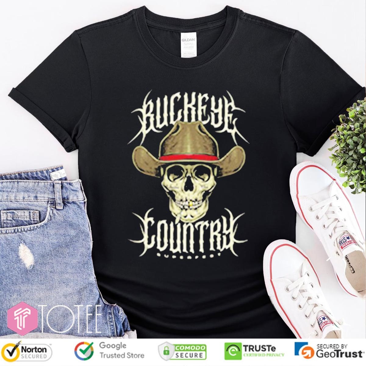 Buckeye Country Superfest 2025 Cowboy Skull Shirt