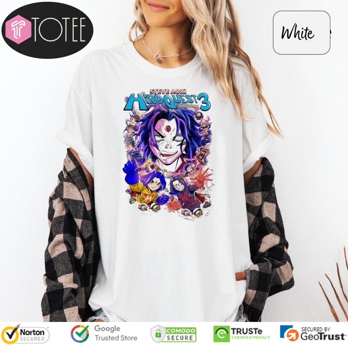 Steve Aoki Hiroquest 3 Summer Tour 2025 Shirt